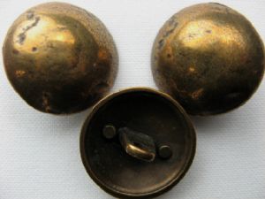 Metallknopf mit Öse 24 mm, bombiert