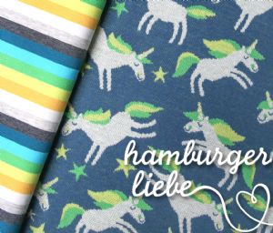 Jacquard Lenis Dream Einhorn Hamburger Liebe