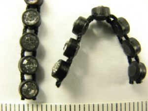Strassborte einreihig 5 mm