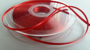 Satinband double face 3 mm, 50 m Rolle