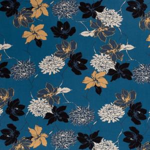 Viscose Twill gemustert Blumen