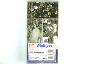 Hosenhaken und Stege nähfrei 13 mm, 100 Stk.