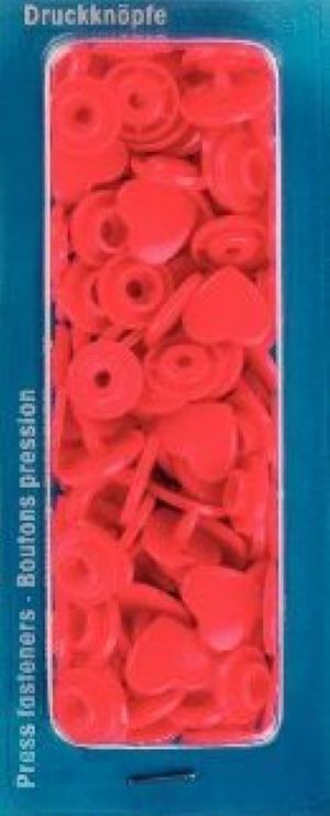 Druckknöpfe NF Color Snaps Herz