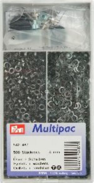 Ösen und Scheiben, 4.0 mm, 500 Stk. Multipac