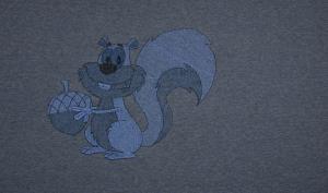 Elastic Jersey B.W. bestickt EICHHÖRNCHEN PANEL