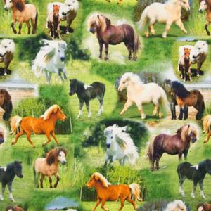 Elastik Jersey B.W. Digital Ponys