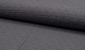 Double Gauze Musselin genoppt uni