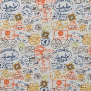 Popelin Druck Briefmarken