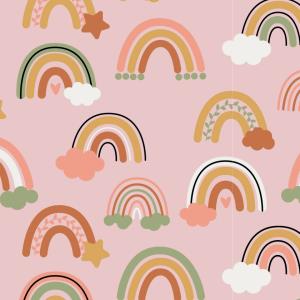 Legginselastik Frenchterry Regenbogen