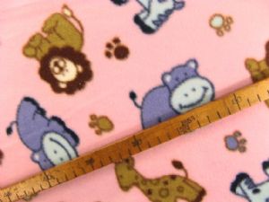Polarfleece antipilling Druck Tiere