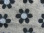 Nickyvelour Druck Blumen