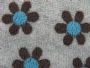 Nickyvelour Druck Blumen