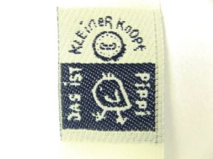 Applikation Kleiner Knopf Pippi