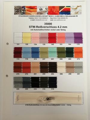 Farbkarte Zipp Meterware 4mm 035000